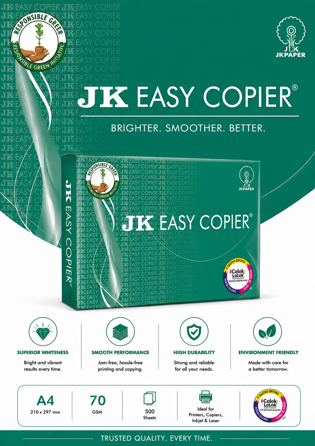 JK Easy Copier 70 GSM A/4