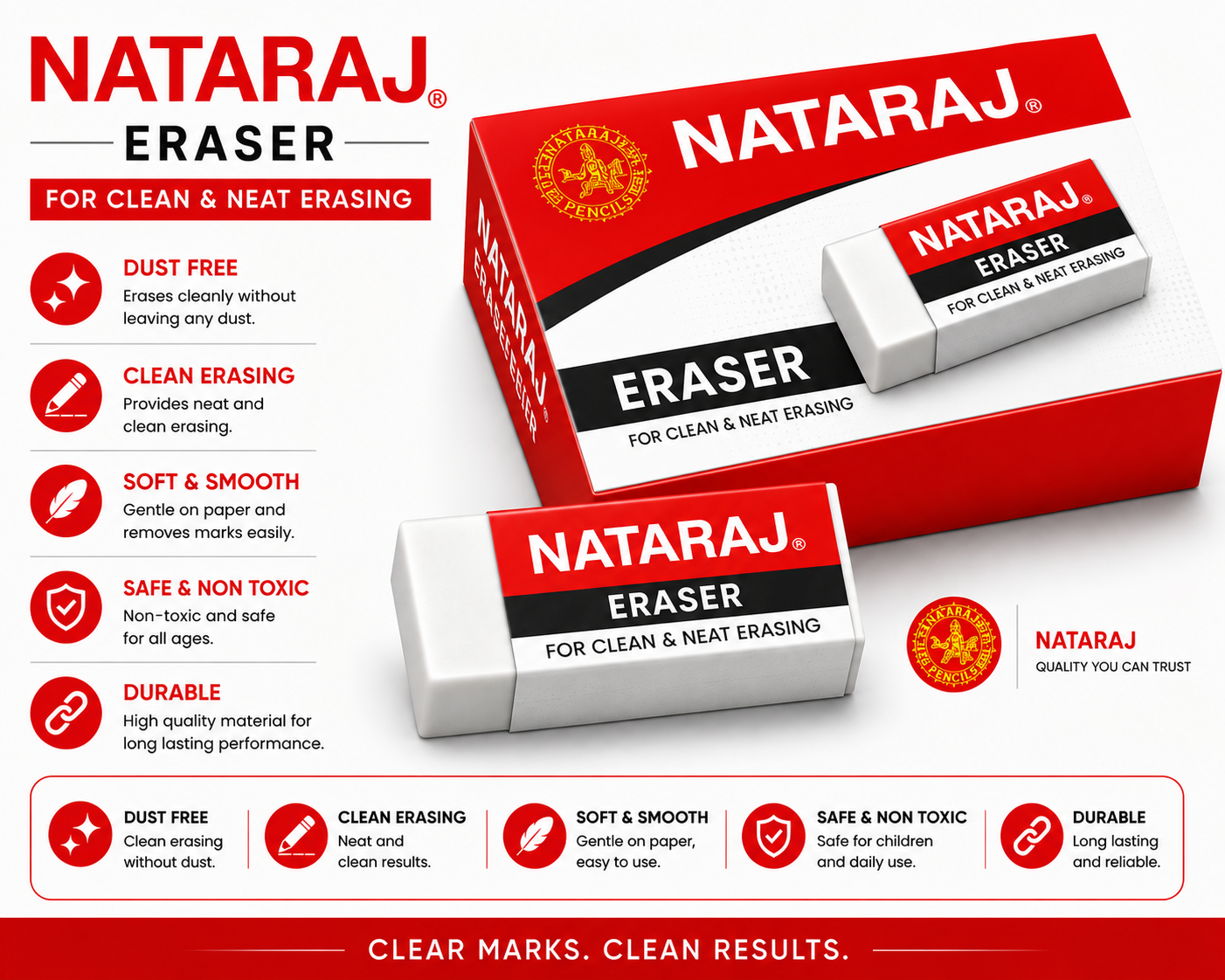 NATRAJ ERASER