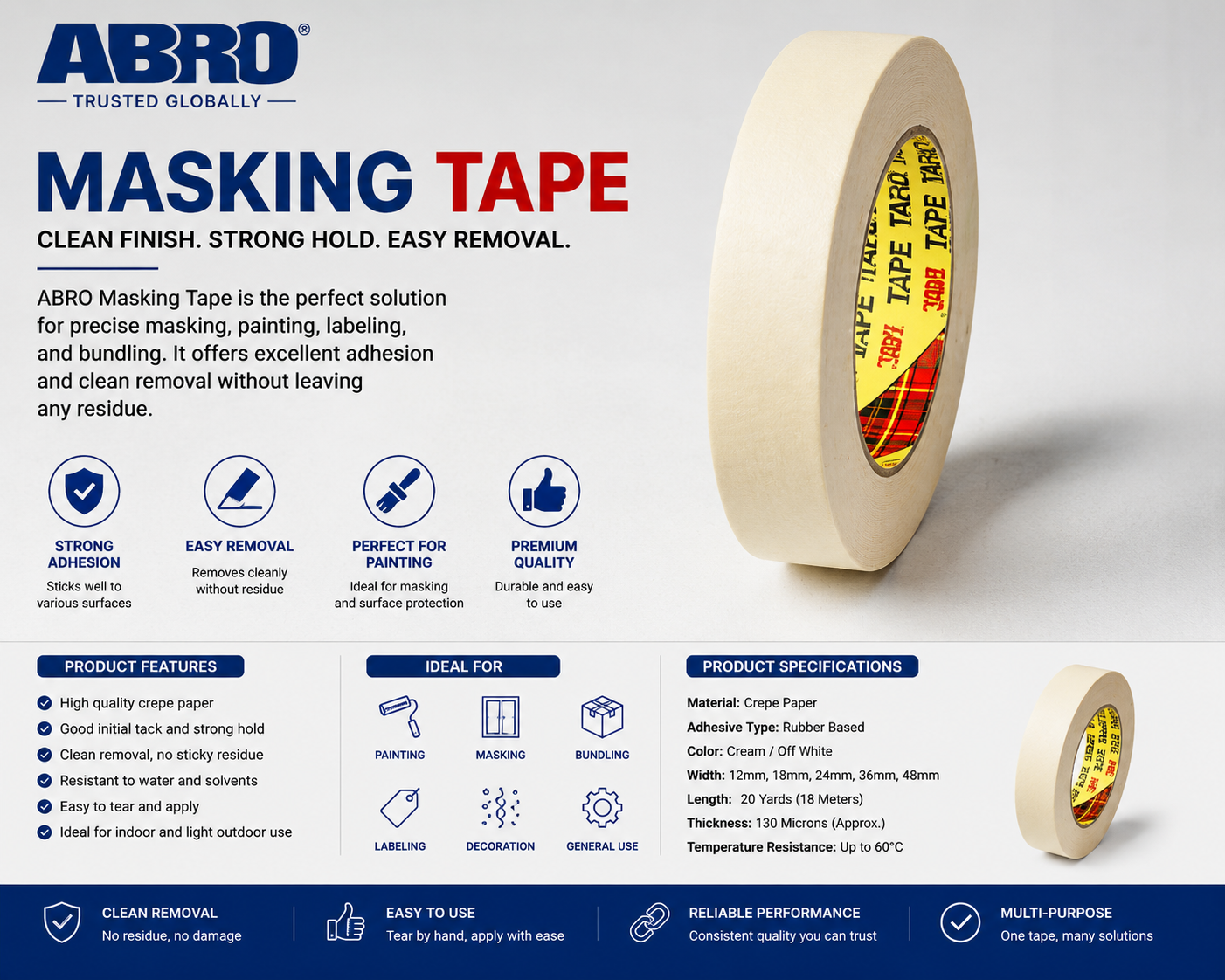 ABRO MASKING TAPE