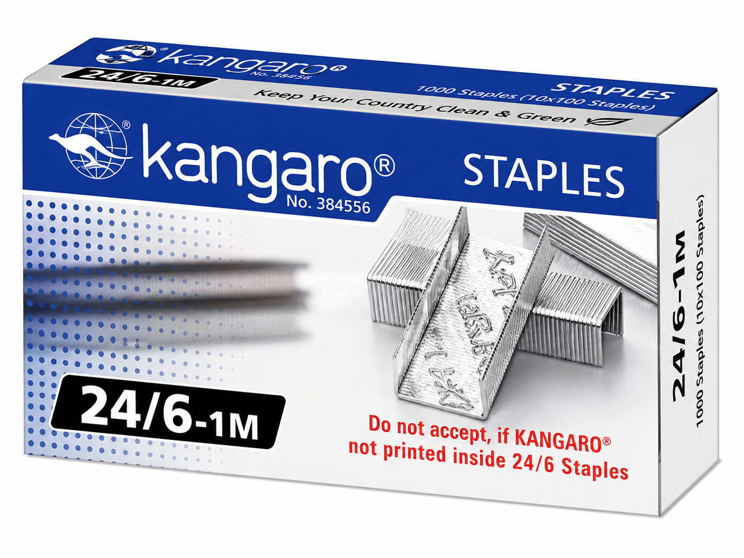 KANGARO STAPLER PIN 24X6